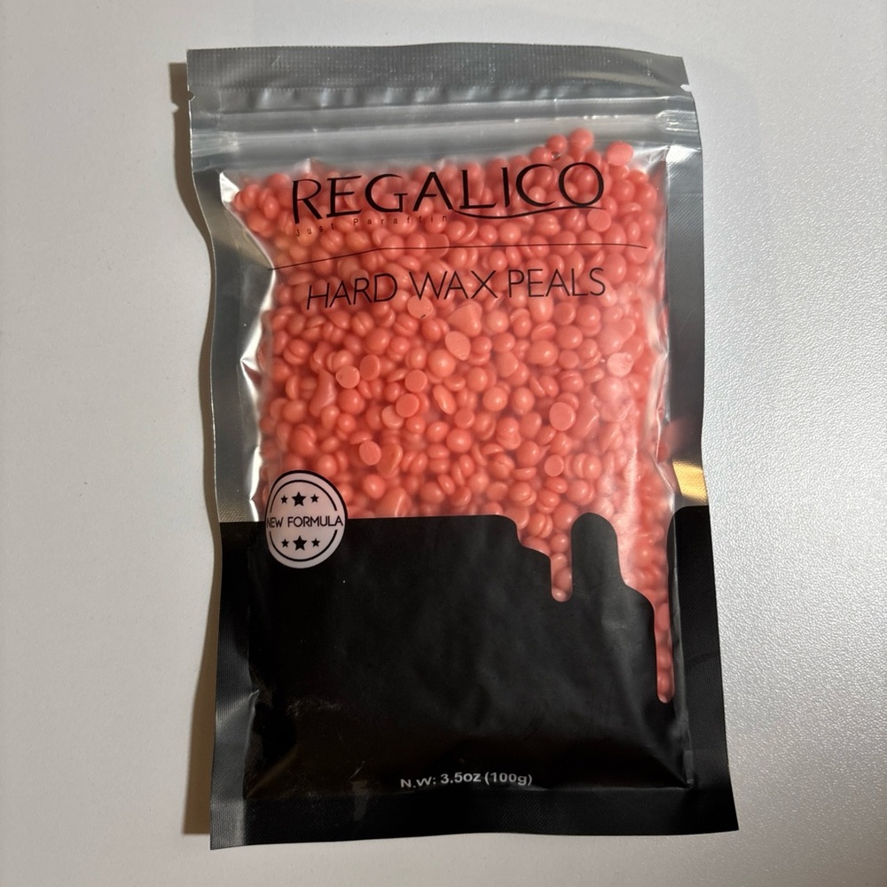 Regalico Hard Wax Beads 100g (3.5 oz)- Pink Hair Removal Wax Pearls